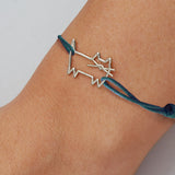 GATO SILVER CORD BRACELET