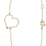 CORAZON ESMERALDA BRACELET