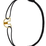 LETRA C CITRINE CORD BRACELET
