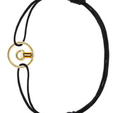 LETRA O CITRINE CORD BRACELET