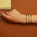 LETRA C CITRINE CORD BRACELET