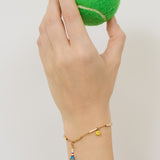 DECO TUBITOS TENNIS AZZURRO BRACCIALE