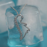 DINO SILVER NECKLACE