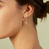 OVAL CITRINE EARRING CIRCLE