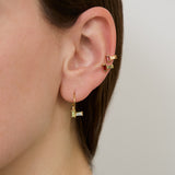 TU Y YO M AQUAMARINE + PERIDOT EARRINGS