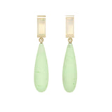 DECO MAXI DROP OPAL + CHRYSOPRASE EARRINGS