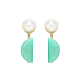 PERLA EMPANADA CHRYSOPRASE EARRINGS