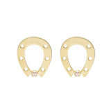 HORSESHOE BRILLANTE EARRINGS