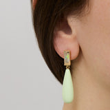 DECO MAXI DROP OPAL + CHRYSOPRASE EARRINGS