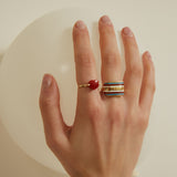 MINI CORAZON RED RING