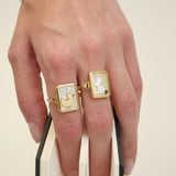 CAMEO PERLA PATITO RING