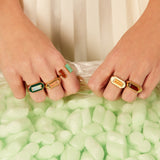 SPACE BAGUETTE MADEIRA RING
