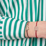 DINO ARGENTO BRACCIALE CORDA