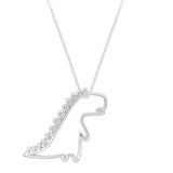 DINO SILVER NECKLACE
