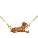 PERRITO PELOTA CARAMELLO COLLANA