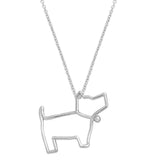 PERRITO SILVER NECKLACE