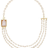 CAMEO FANTASMA MULTIPERLA NECKLACE
