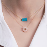 BLOSSOM PINK OPAL NECKLACE