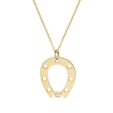 HORSESHOE BRILLANTE COLLANA