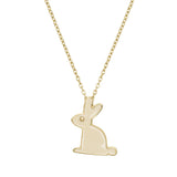 CONEJITO BOLD WHITE NECKLACE