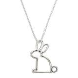 CONEJITO ARGENTO COLLANA