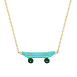 SKATE BLUE NECKLACE