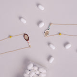 TENNIS PELOTA MINT NECKLACE