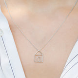 CASITA PURA ARGENTO COLLANA