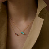 SKATE BLUE NECKLACE