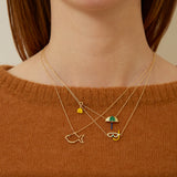 SNORKELING YELLOW NECKLACE