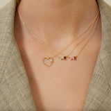 CORAZON AQUAMARINE NECKLACE