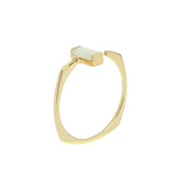 ARO C BAGUETTE OPAL RING