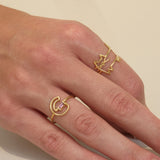 LETRA G TOURMALINE RING