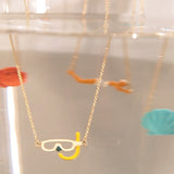 SNORKELING YELLOW NECKLACE