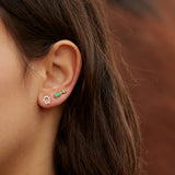 MINI HORSESHOE BRILLANTE EARRING
