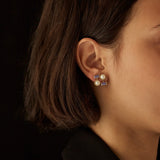 PERLA BAGUETTE PURPLE AMETHYST EARRINGS