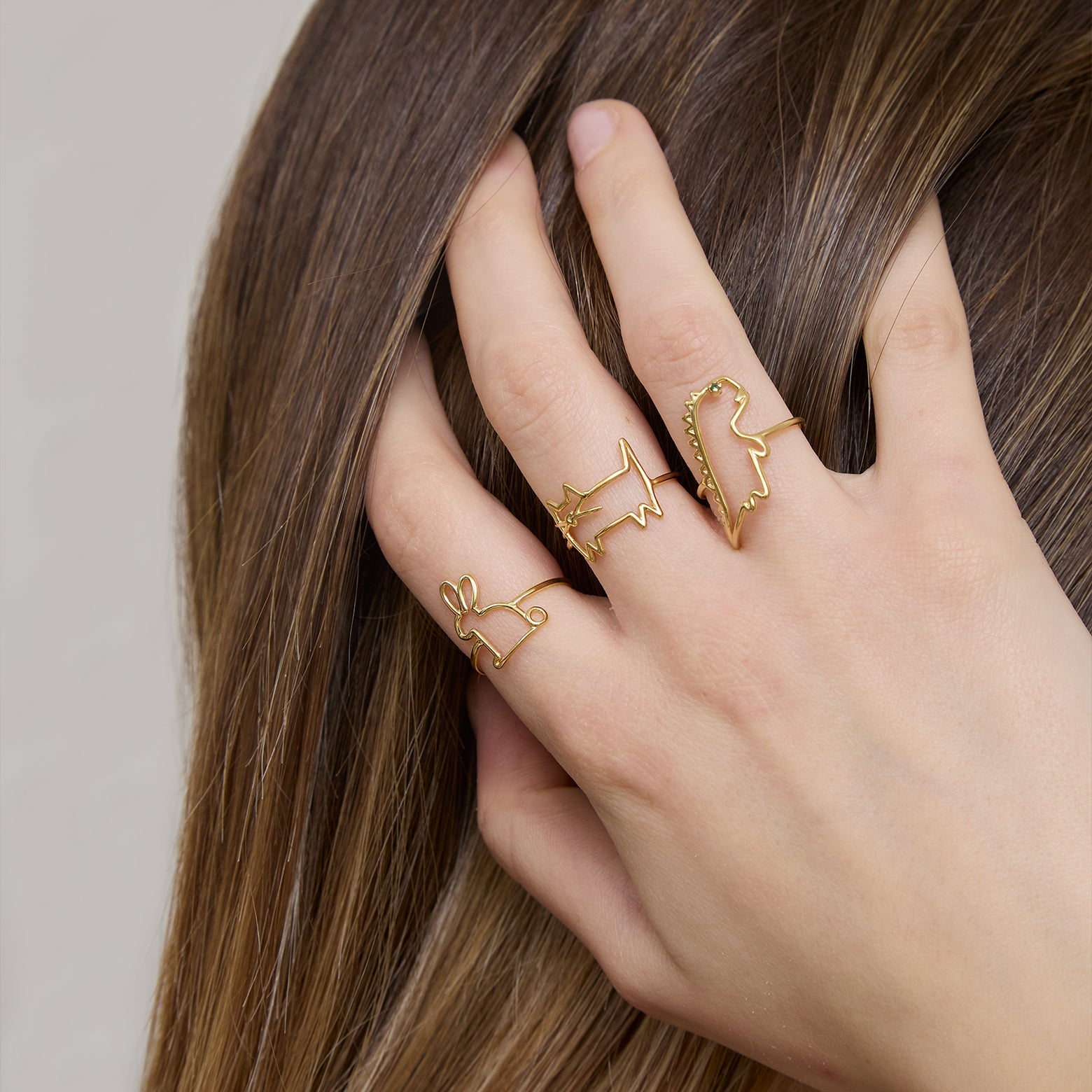 DINO ESMERALDA RING