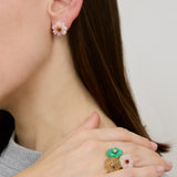 BLOSSOM PINK OPAL RING