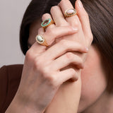 MARGARITA AMETHYST AQUA BLUE RING