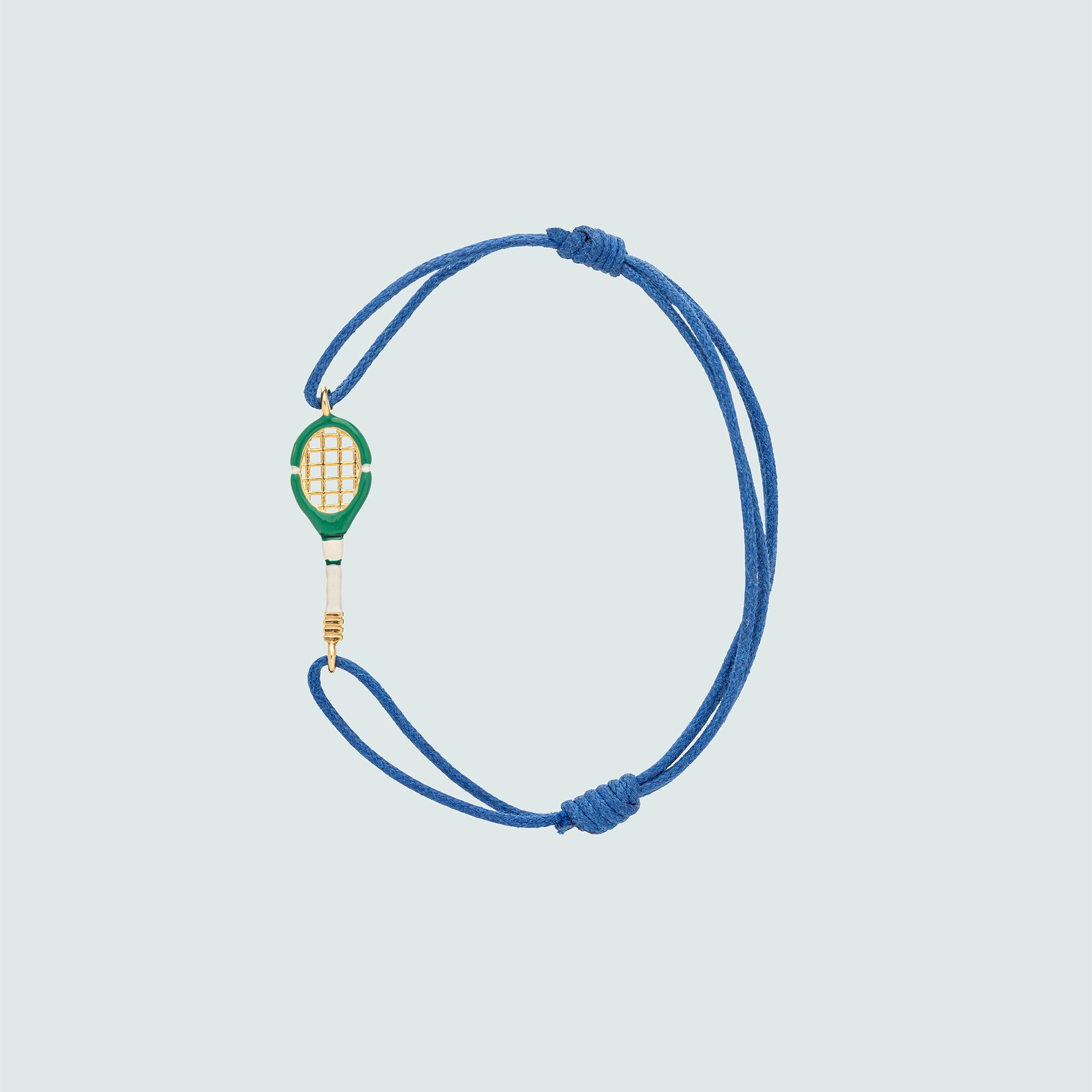 TENNIS PISTACHIO GREEN CORD BRACELET