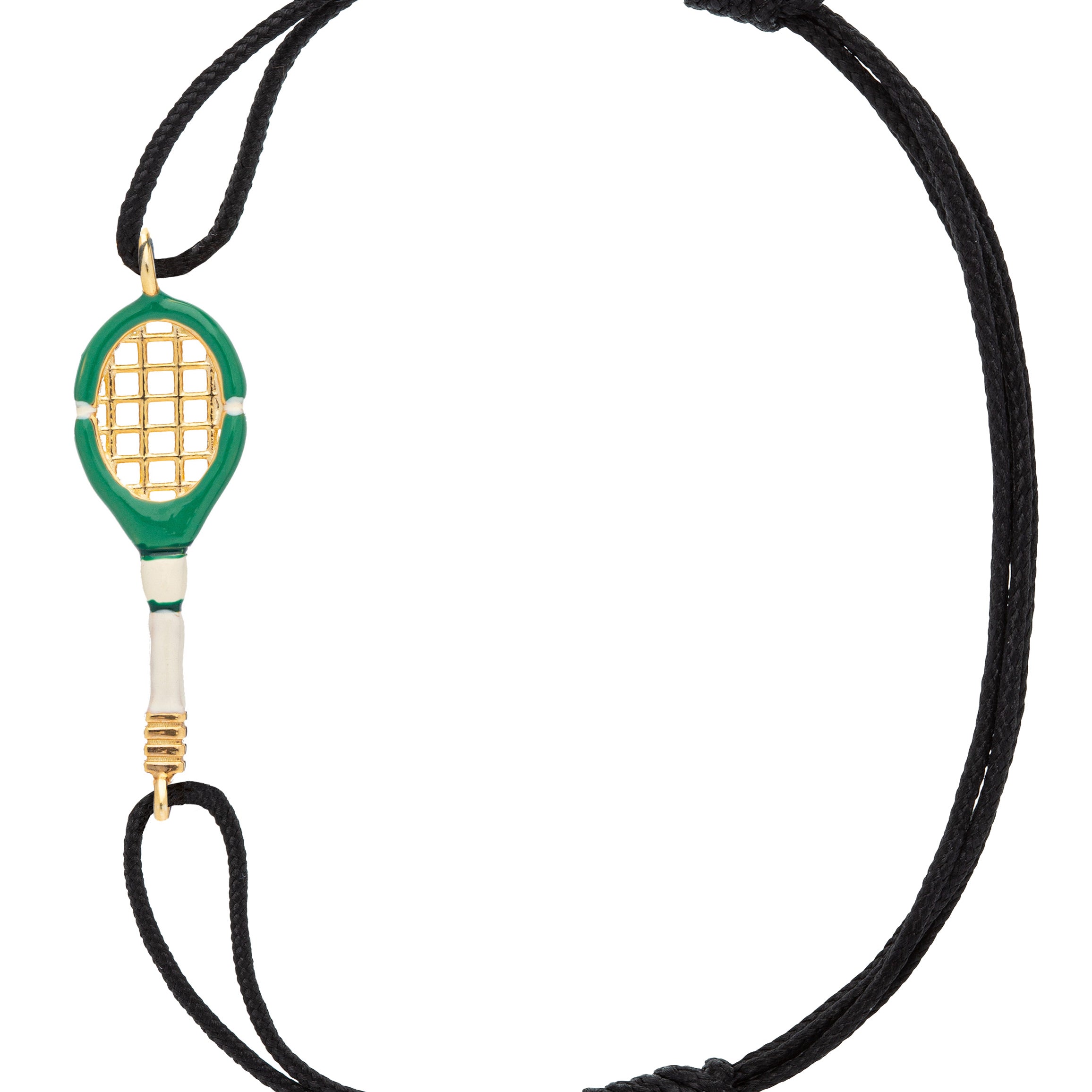 TENNIS PISTACHIO GREEN CORD BRACELET