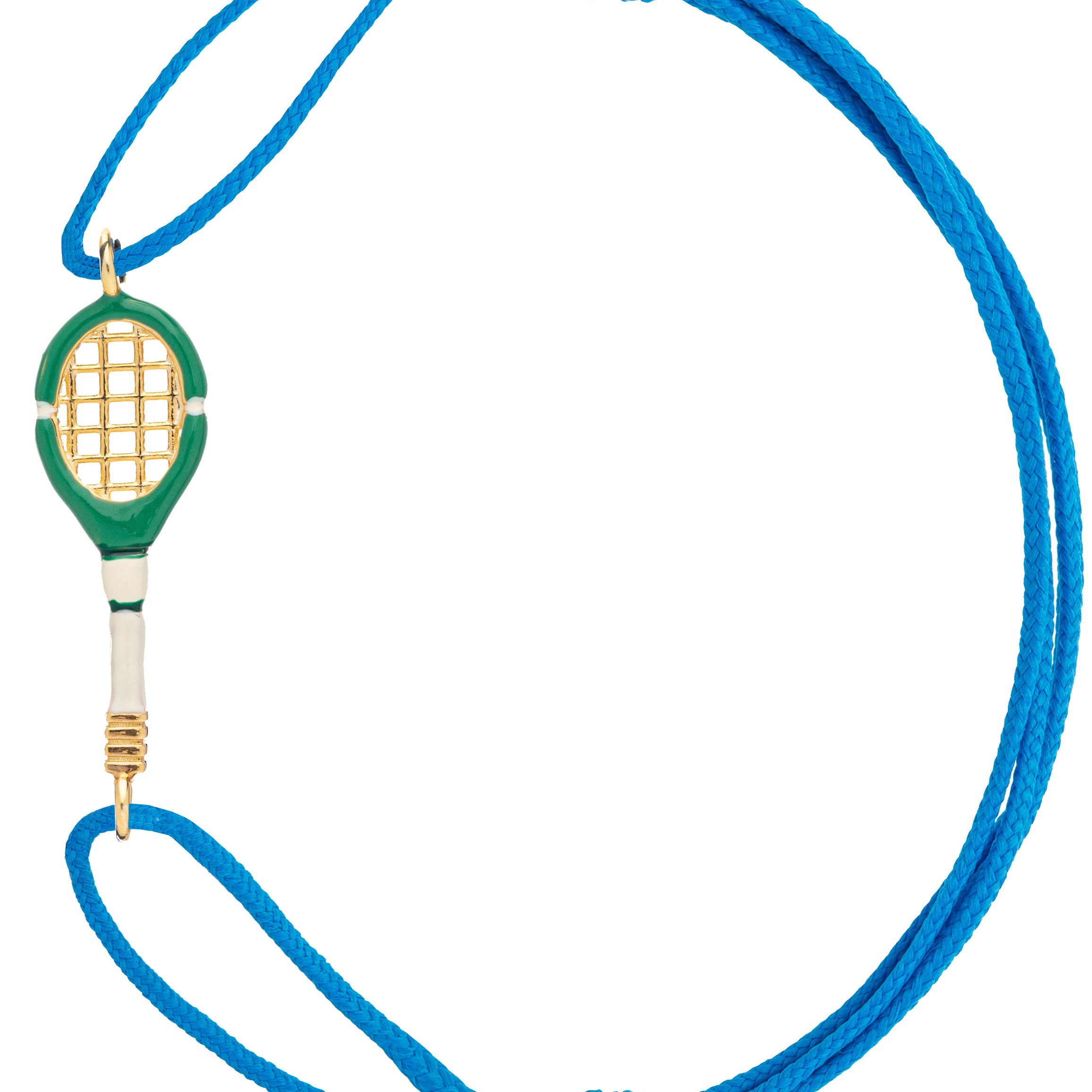 TENNIS PISTACHIO GREEN CORD BRACELET