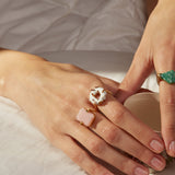 DONUT ICE GLAZED SPRINKLES WHITE RING