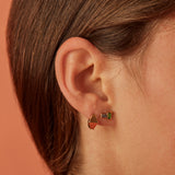 TU Y YO AQUAMARINE + PERIDOT EARRINGS
