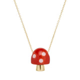 L'AMANITA RED + WHITE NECKLACE
